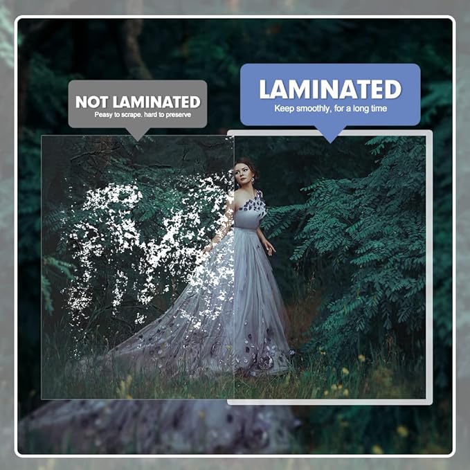 Laminating Sheets, PANDRI 200 Pack 5 Mil Thermal Laminating Pouches Holds 11 x