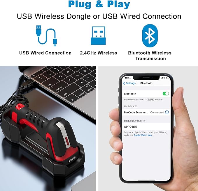 Symcode 2D QR Industrial Barcode Scanner