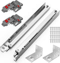 Chibery 12 15 18 21 Inch Undermount Soft Close Drawer Slides, Full Extension 3D