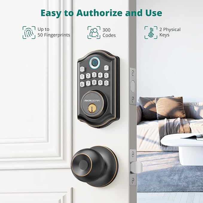AkaGear DS10 Keyless Entry Door Lock