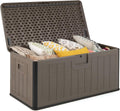 Tangkula 100 Gallon Waterproof Outdoor Storage Box