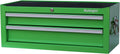 Workington Industrial 2 Drawers Portable Metal Intermediate Box, 26" Middle Tool Chest Cabinet with Ball Bearing Drawer Slides, Steel Tool Storage Box Organizer 4008 Green