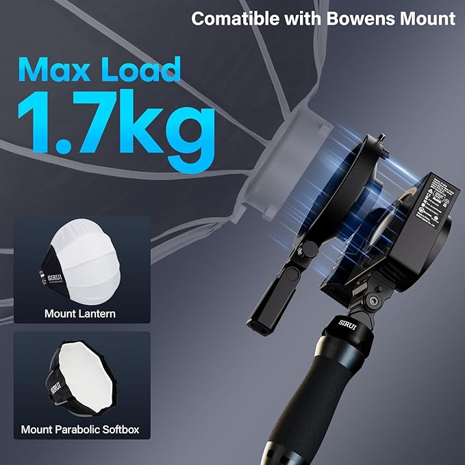 SIRUI Super Bulbs C150X Combo 150W LED Video Light, COB Portable Photography