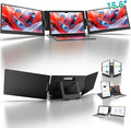KYY 15.6" Laptop Screen Extender, 1080P FHD IPS Portable Monitor, One Cable
