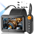 5" IPS 1920P HD Endoscope Camera with Light,Dual Lens Borescope