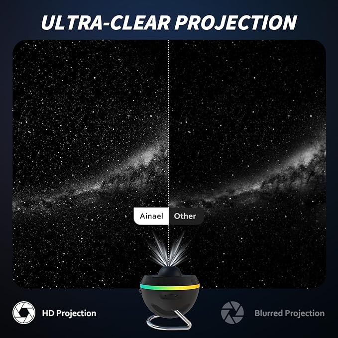 Ainael Galaxy Projector, Star Projectors Home Planetarium Space Ceiling Starry