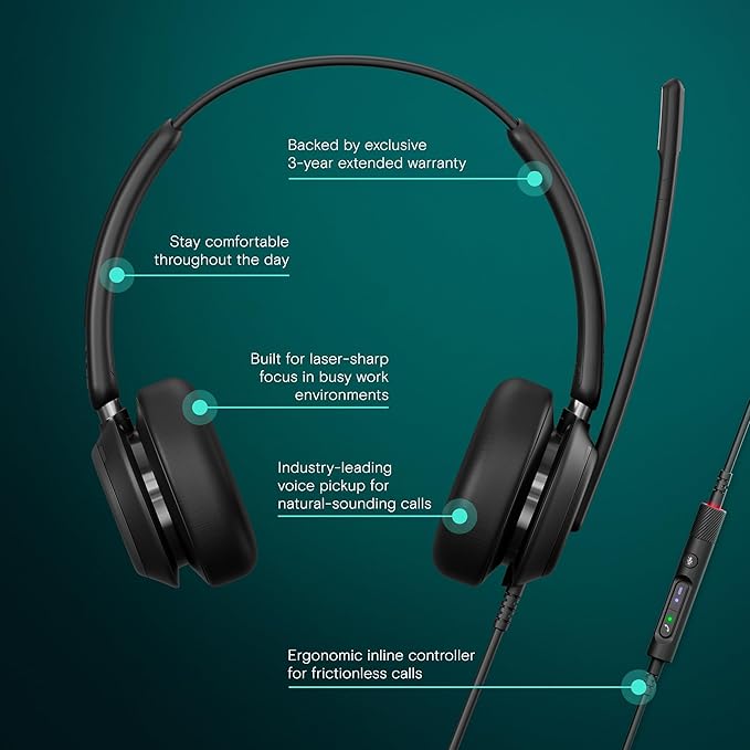 EPOS IMPACT 760T Dual-Sided Wired Headset