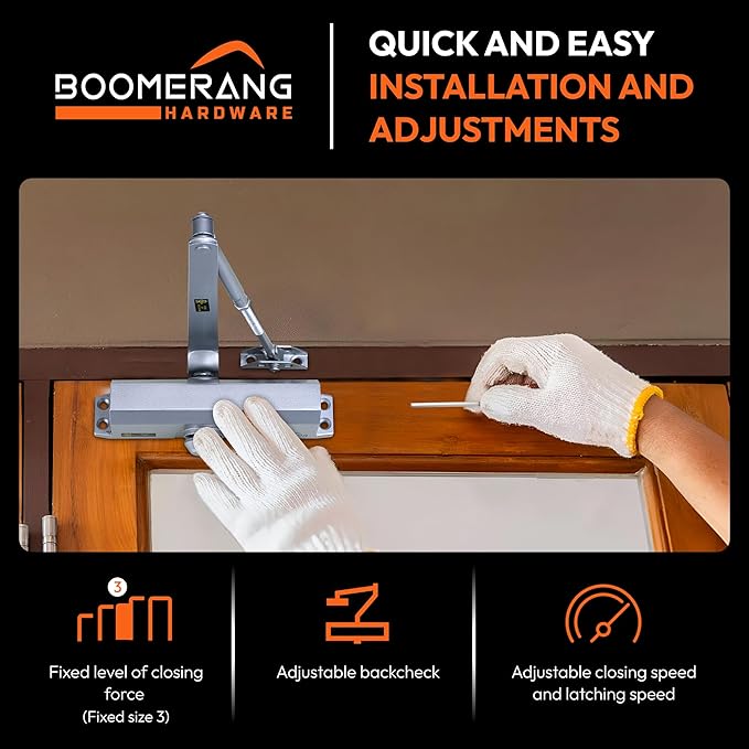 Boomerang Medium Duty Automatic Commercial Door Closer