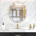 Bathroom Mirrors for Over Sink, Round Frameless Mirrors for Wall, 23.5x27.5