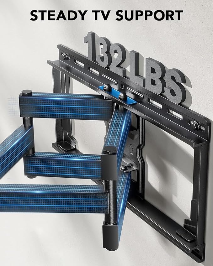 Pipishell Full Motion TV Wall Mount