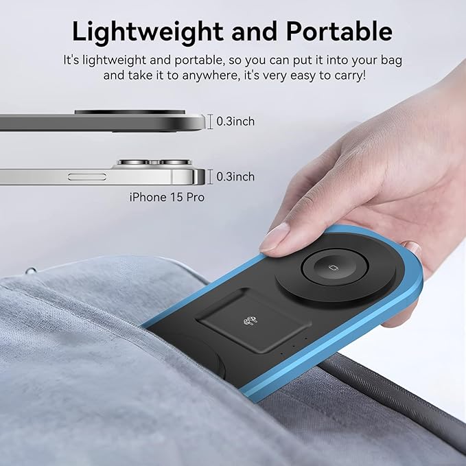3 in 1 Fast Wireless Charger Stand
