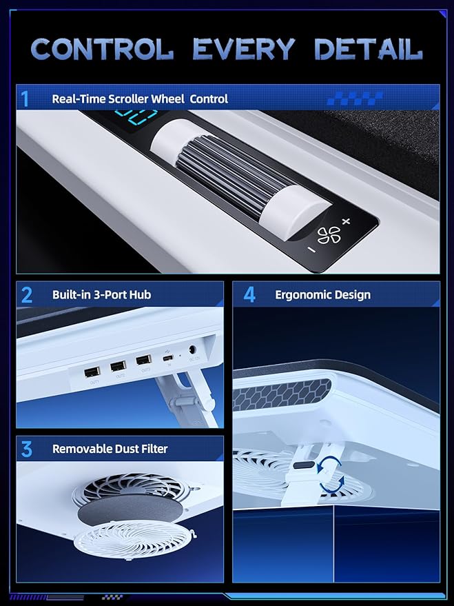llano V12 Laptop Cooling Pad