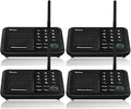 Wuloo Intercoms Wireless for Home 5280 Feet Range 10 Channel 3 Code, Wireless