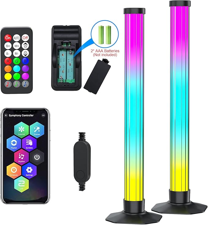 360° Smart Light Bar, Crystal Ambient Mood Light
