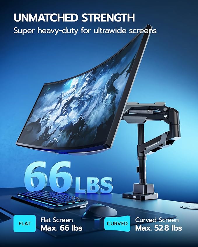 ARES WING CoreArm Single Monitor Mount