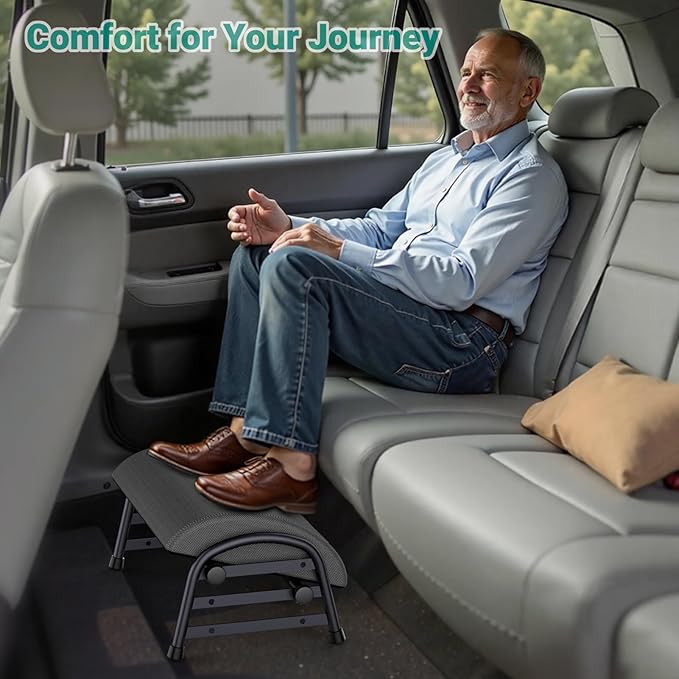 YEASHEIN Adjustable Foot Rest for Under Desk at Work, Ergonomic Under Desk