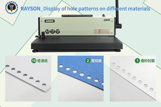 Rayson PD-1501 Coil Binding Machine
