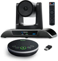 TONGVEO 4K Conference Room Camera System, AI Auto-Tracking PTZ Camera 5X