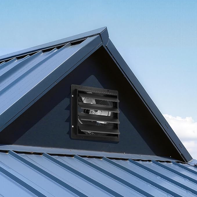 VEVOR 14 inch Shutter Exhaust Fan, Wall Mounted Attic Vent Fan