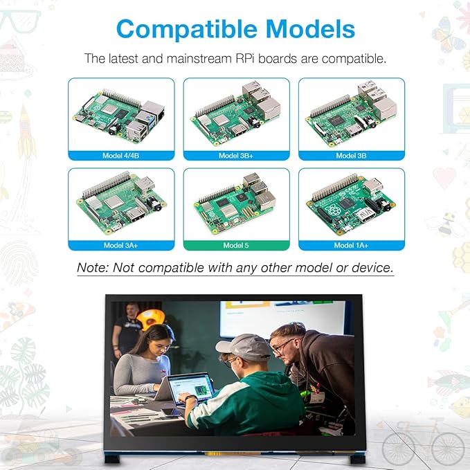 Hosyond 7 Inch Touchscreen IPS DSI Display Compatible
