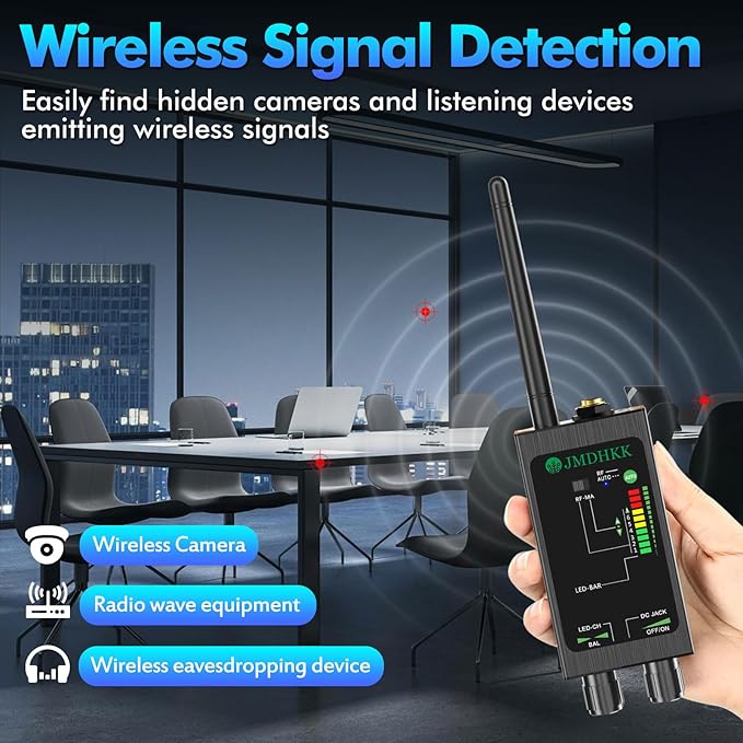JMDHKK M8000 Hidden Camera Detector, Bug Detector, Camera Finder, Signal