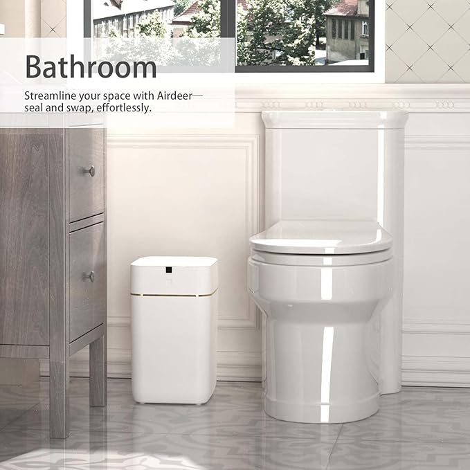 Airdeer Automatic Trash Can, 4 Gallon Self Sealing and Self-Changing Smart