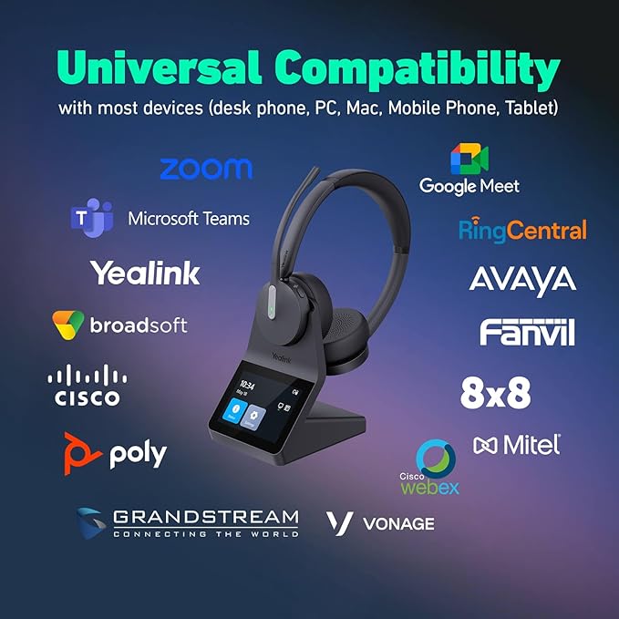 Yealink HA64 Pro Wireless DECT & Bluetooth Headset