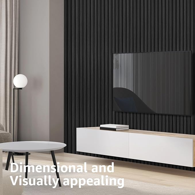 Art3d Slat Wall Panels, WPC Soundproof 3D Wall Paneling (8-Pack)