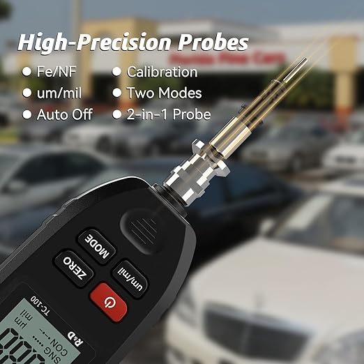 Car Coating Thickness Meter for Used Car Buyers, Paint Mil Thickness Meter