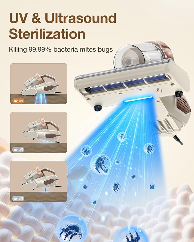 Jimmy Mattress Vacuum Cleaner, Bed Vacuum