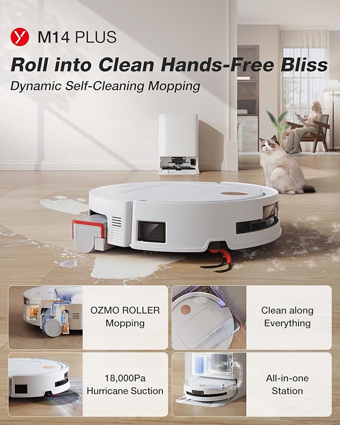 Yeedi M14 Plus Robot Vacuum and Mop