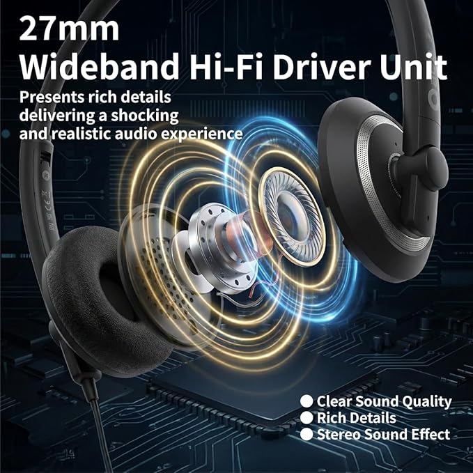 Accutone Conversation 95 Wired Office USB Headset