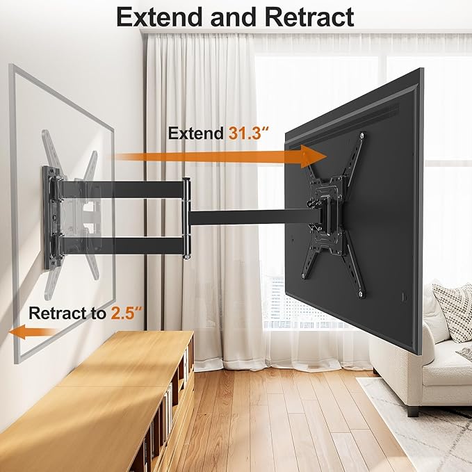 ELIVED 31.3 Inch Long Arm TV Mount