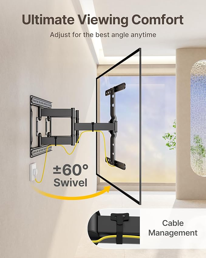 monTEK 1.1" Ultra Slim TV Wall Mount