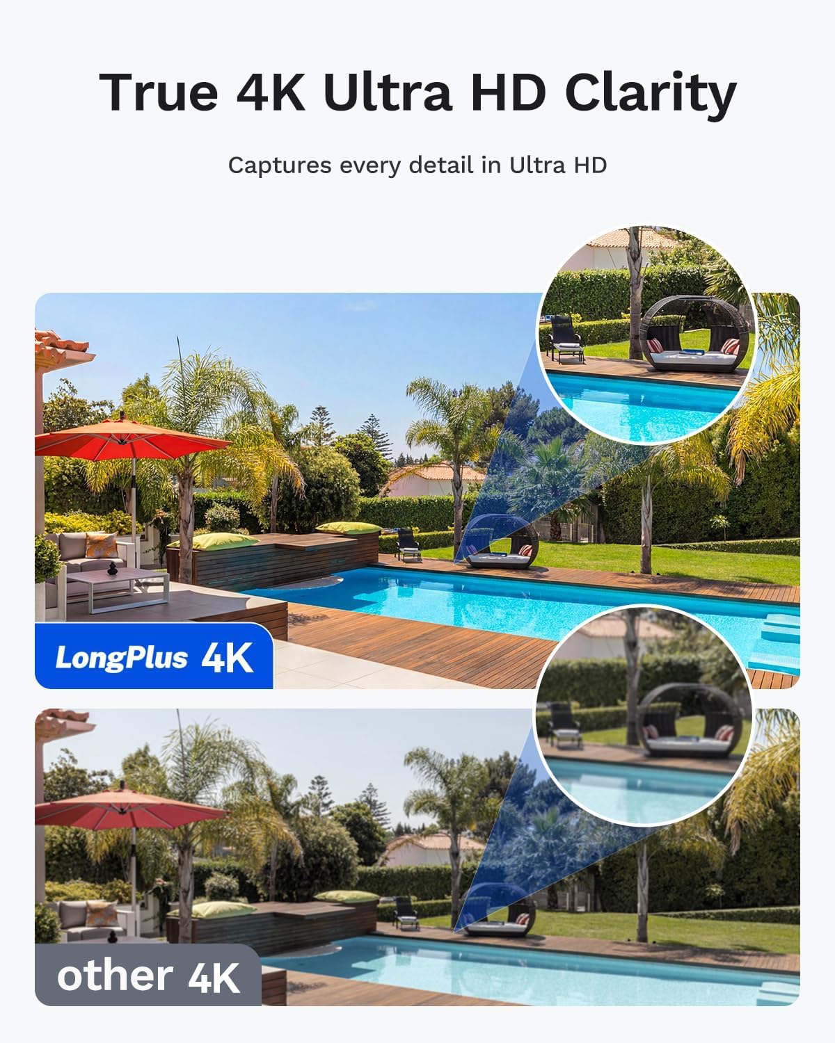 8mp 4k outdoor security wireless camera pan tilt shown in use