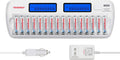 Tenergy TN438 16-Slot Smart Battery Charger