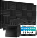 Knightsacoustic 96 Pack Sound Proof Foam Panels