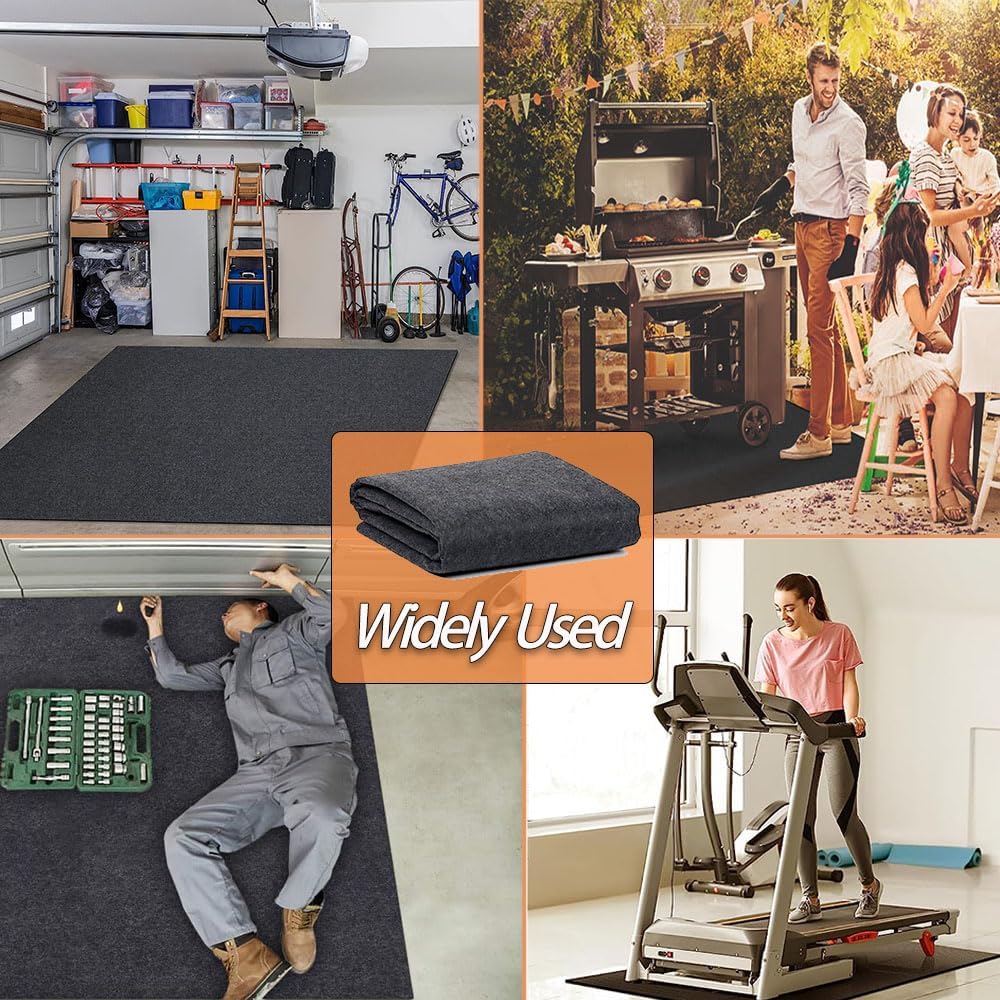 8.2 x 8.2 ft outdoor storage shed mat, package contents