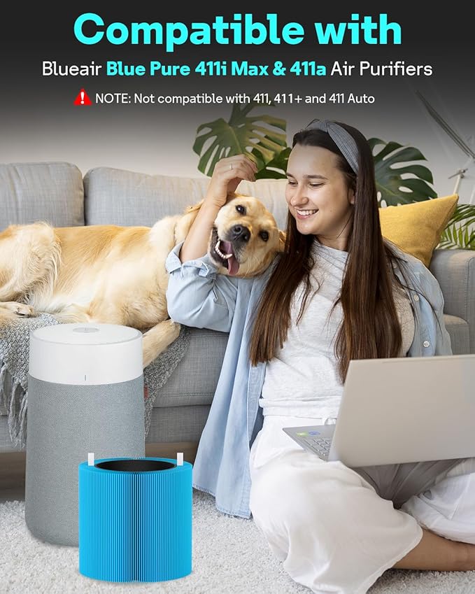 Leemone Blue Pure 411i Max & 411a Max AllergenBlock Replacement Filter
