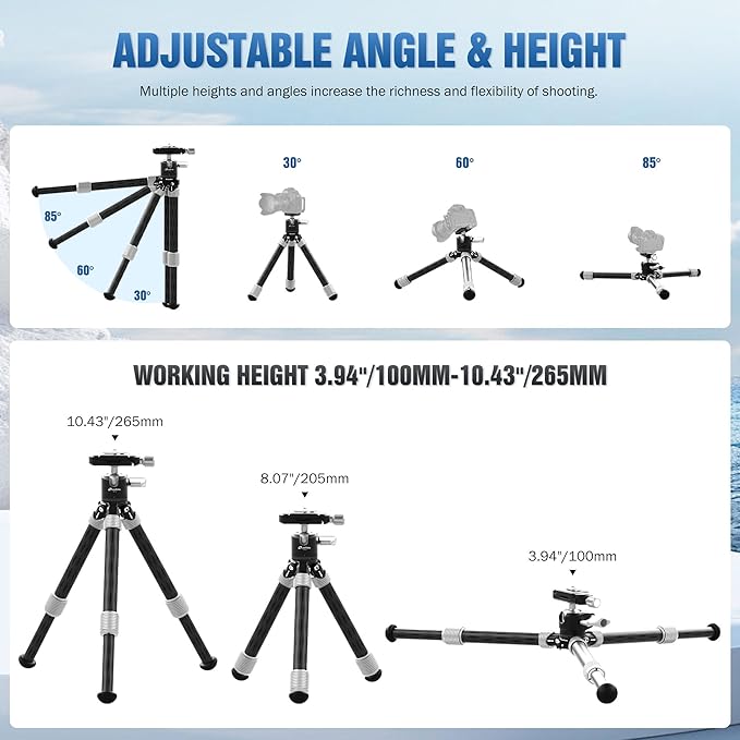 LEOFOTO Carbon Fiber Mini Table Tripod