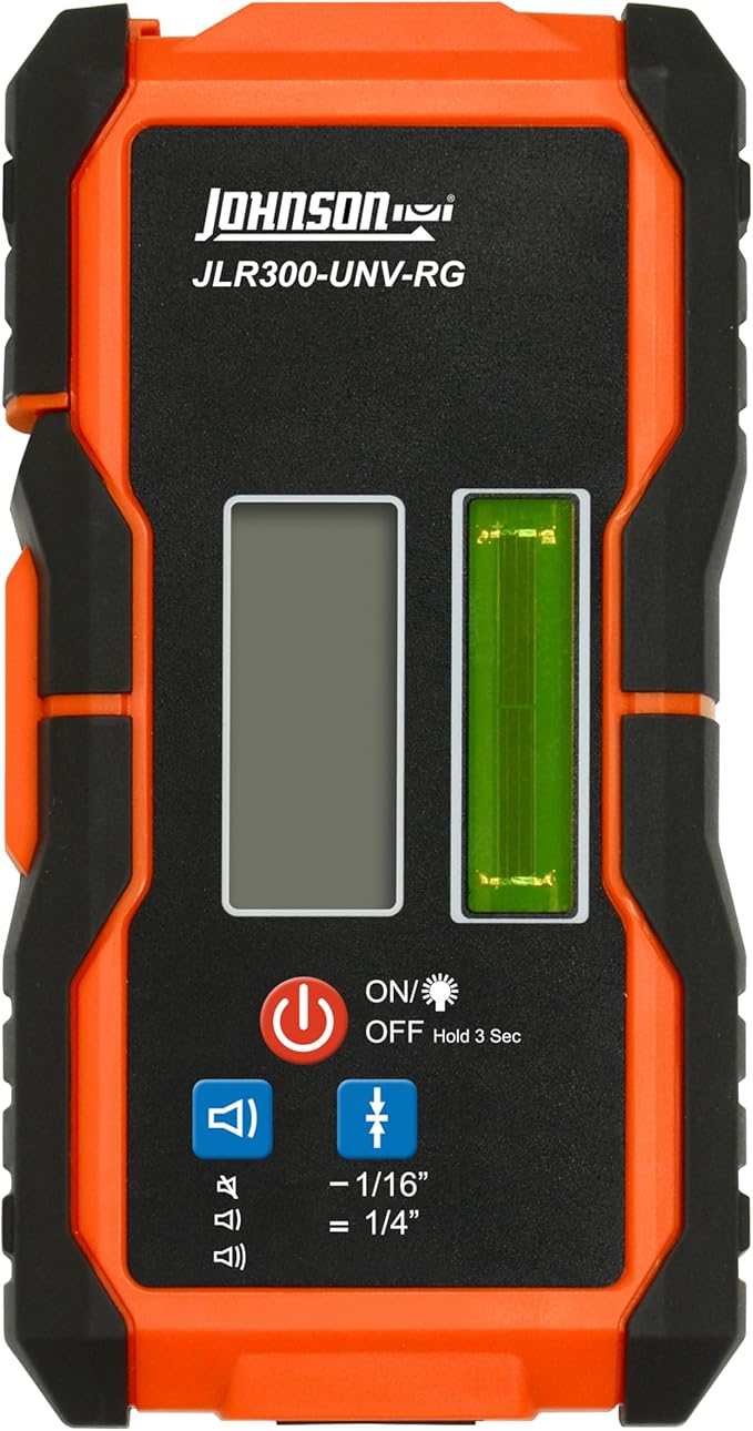 Johnson Level & Tool JLR300-UNV-RG Universal Green & Red Rotary Laser Detector