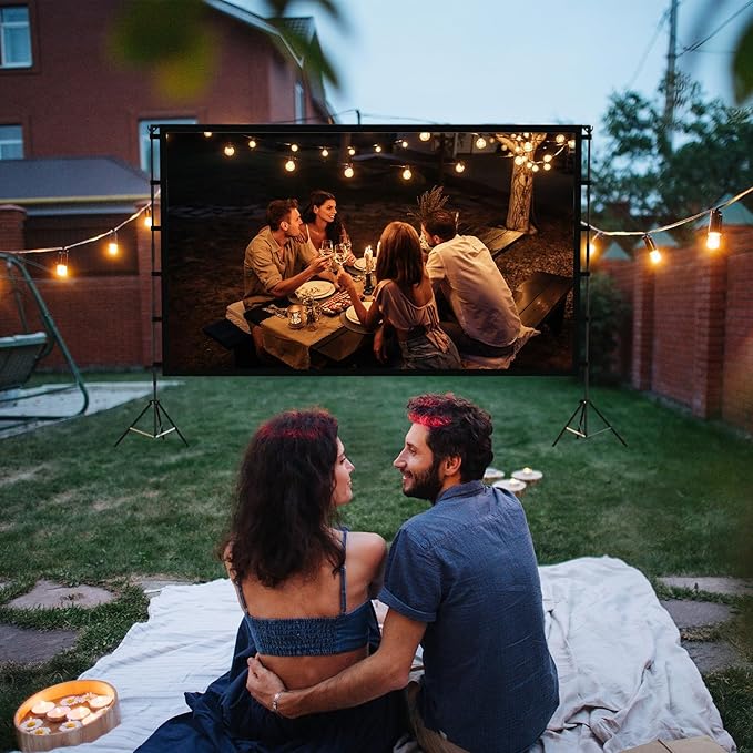 Projector Screen Outdoor, Vamvo Projector Screen