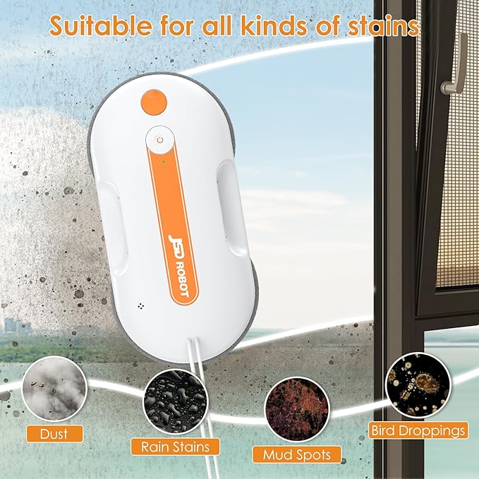 JSDROBOT Lite Window Cleaning Robot, 5300Pa Window Cleaner Robot