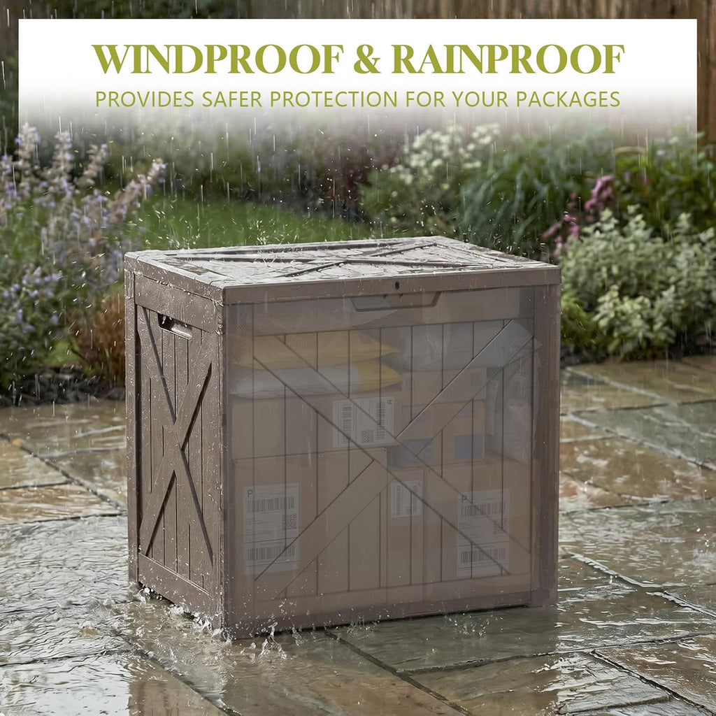 vixzen 40 gallon package delivery boxes for outside, package contents