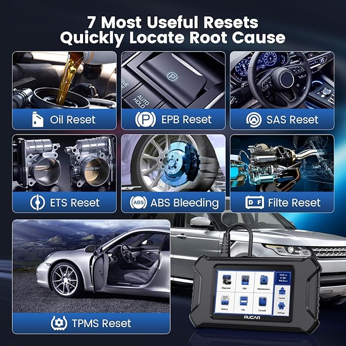 MUCAR CS6 OBD2 Scanner Diagnostic Tool, Engine Transmission BCM Car Scanner