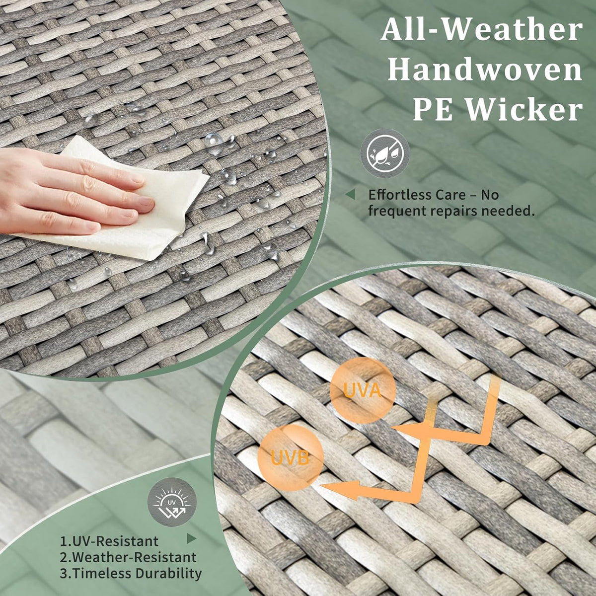 vingli 27 gallon outdoor deck box, wicker outdoor, package contents