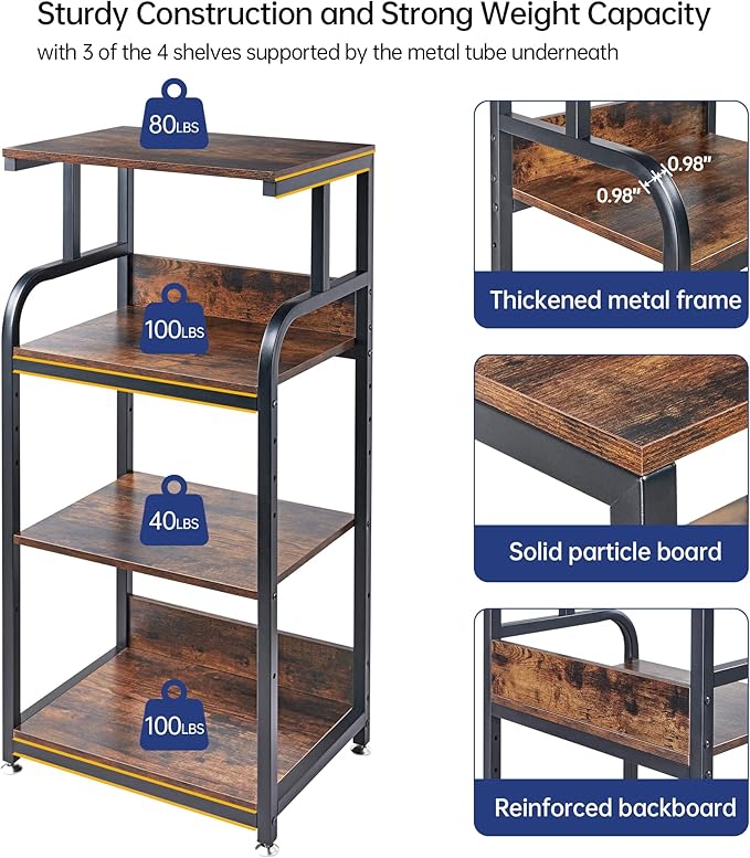Fannova 4-Tier Printer Stand