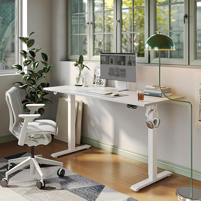 Agilestic Electric Standing Desk 40 x 24 Inches, Height Adjustable Desk