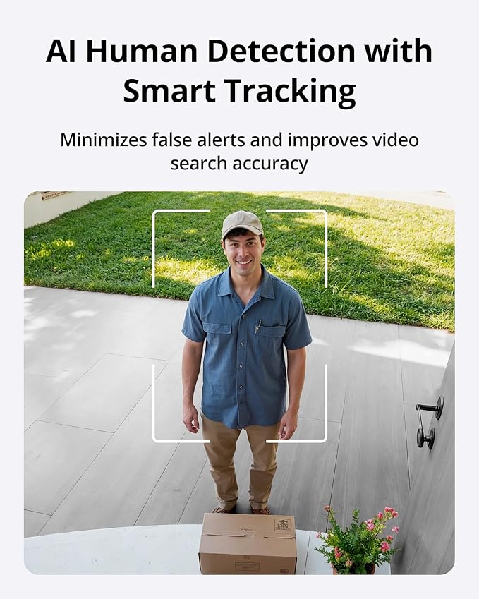 Jarnex Outdoor Porch Light Camera, 2K Wi-Fi Security Cam