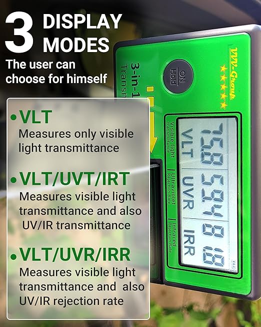 Digital Car Window Tint Meter TM-26 / Side Window Tint, Sun Control Film